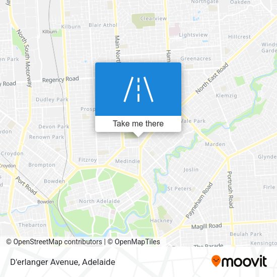 D'erlanger Avenue map