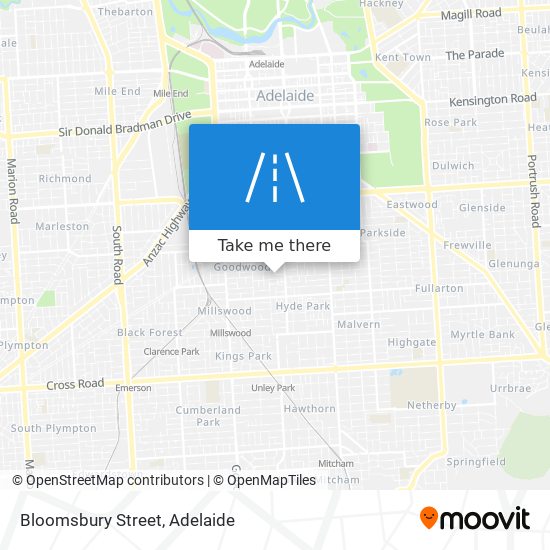 Bloomsbury Street map