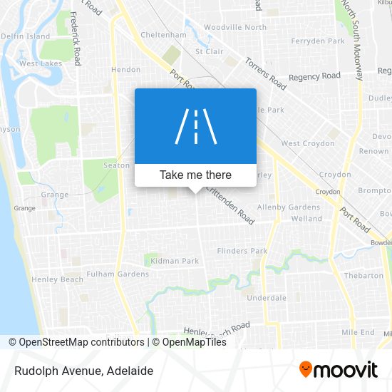 Rudolph Avenue map