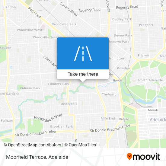 Moorfield Terrace map