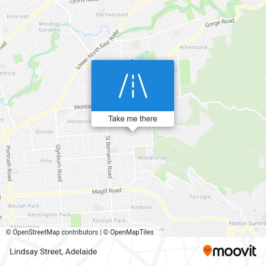 Lindsay Street map