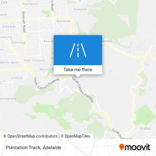 Plantation Track map
