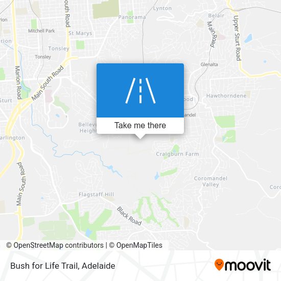 Bush for Life Trail map