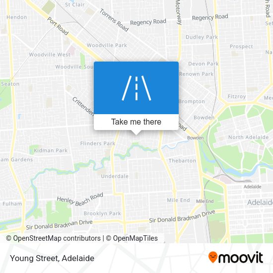 Young Street map