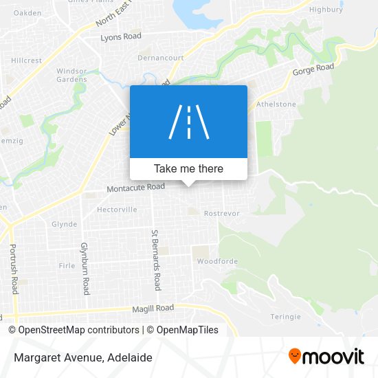 Margaret Avenue map