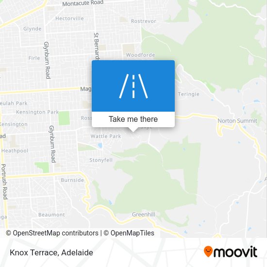 Knox Terrace map