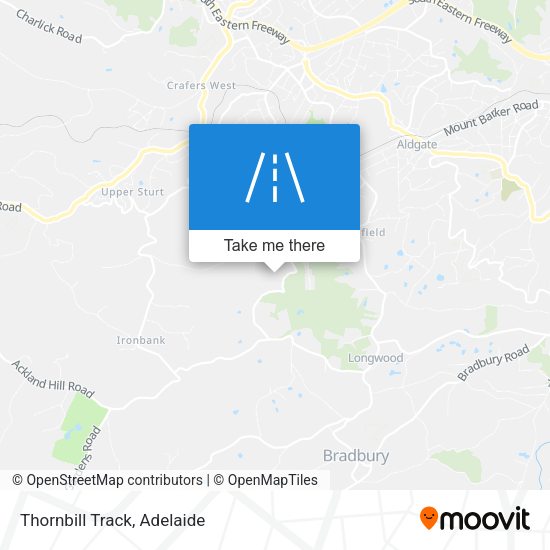 Thornbill Track map