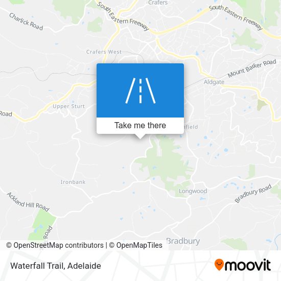 Waterfall Trail map