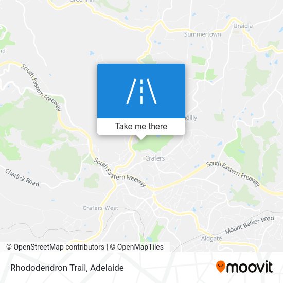 Rhododendron Trail map