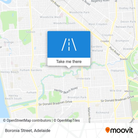 Boronia Street map