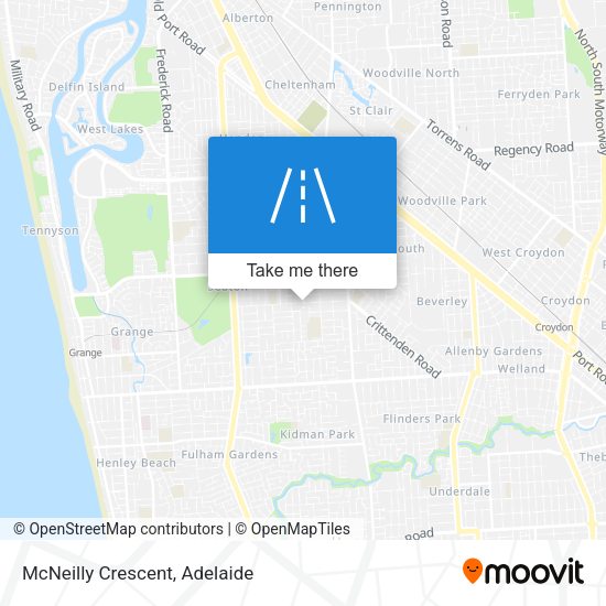 McNeilly Crescent map