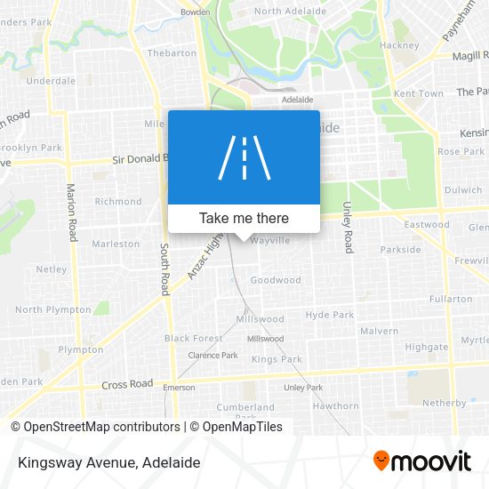 Kingsway Avenue map