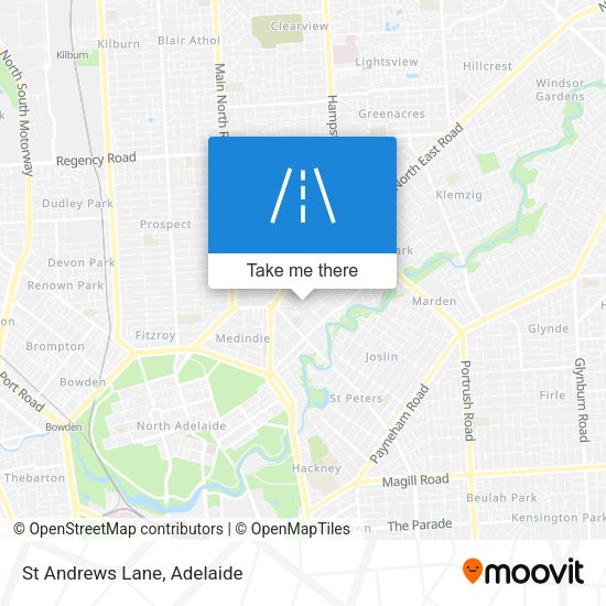 St Andrews Lane map