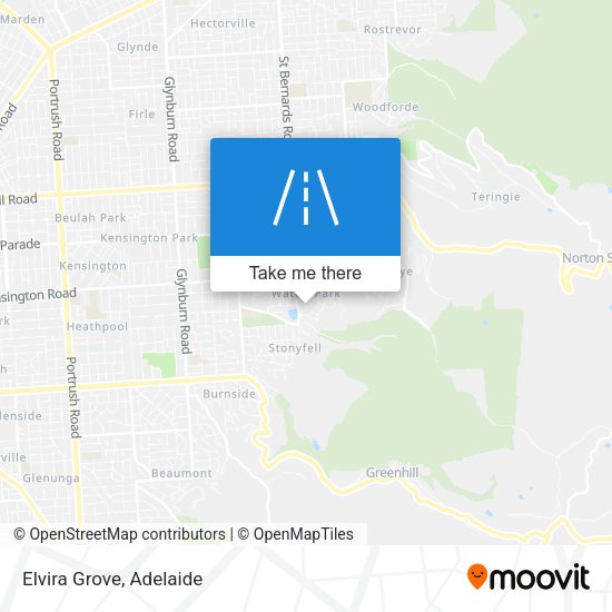 Elvira Grove map