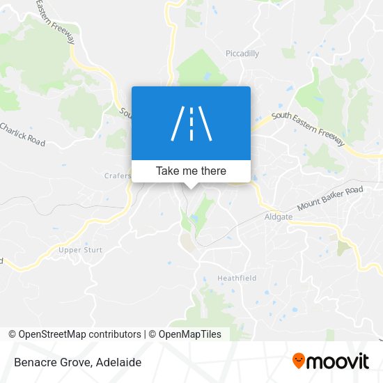 Benacre Grove map