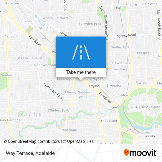 Way Terrace map