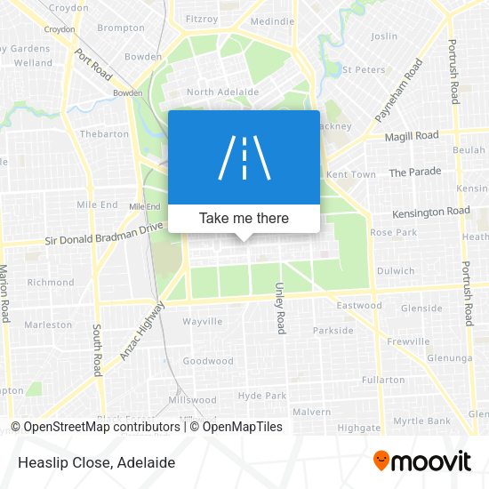 Heaslip Close map