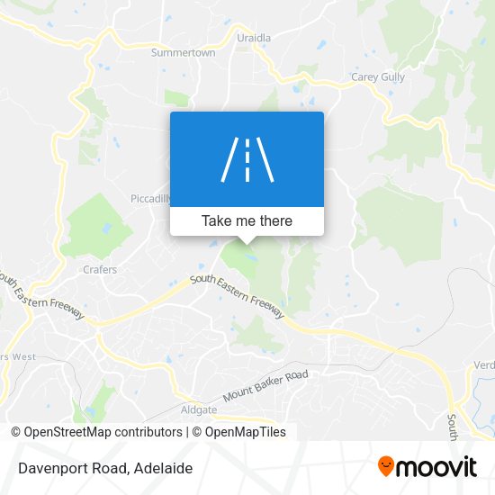 Davenport Road map