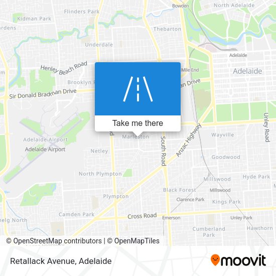 Retallack Avenue map