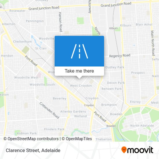 Clarence Street map