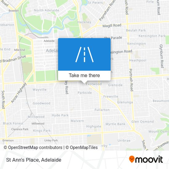 St Ann's Place map
