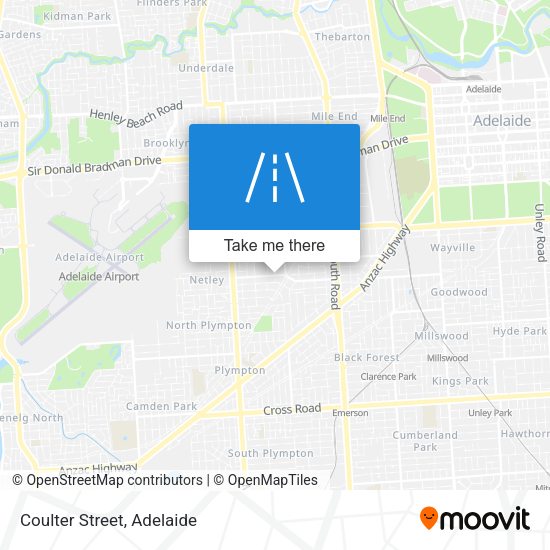 Coulter Street map