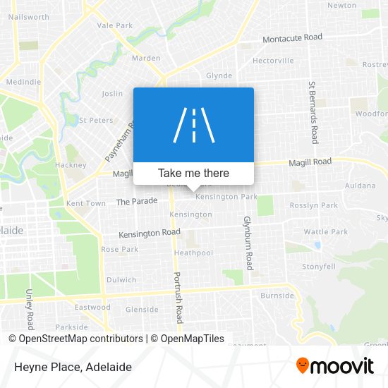 Heyne Place map