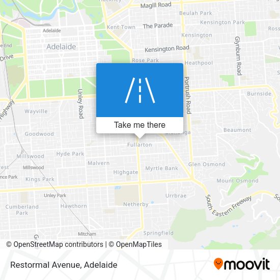 Restormal Avenue map