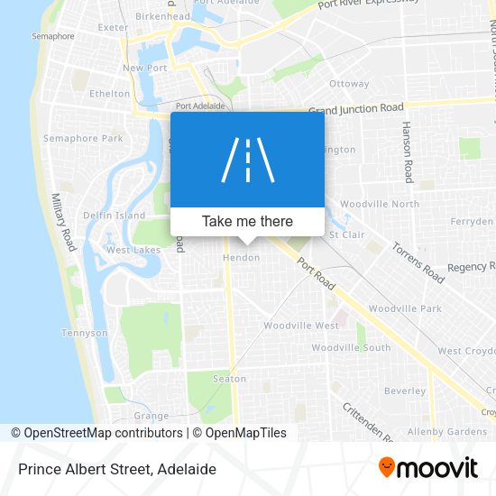 Prince Albert Street map