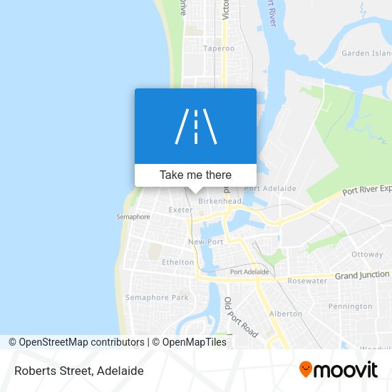 Roberts Street map