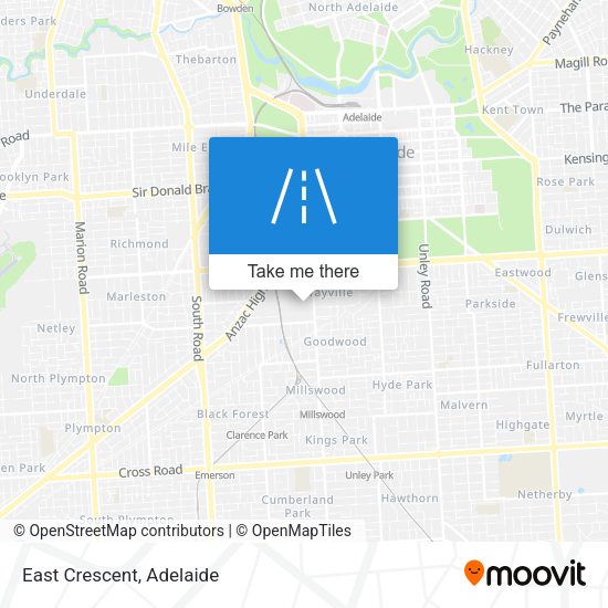 East Crescent map