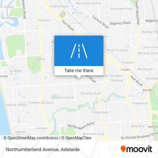 Northumberland Avenue map