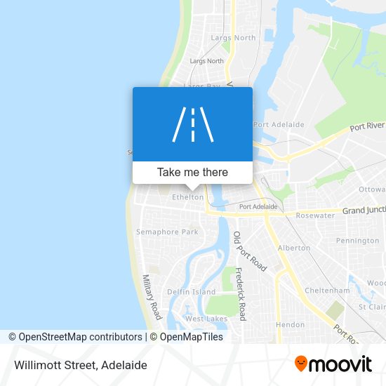 Willimott Street map
