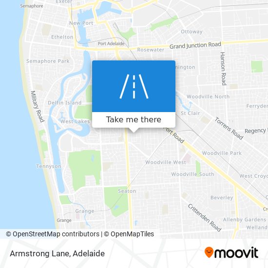Armstrong Lane map