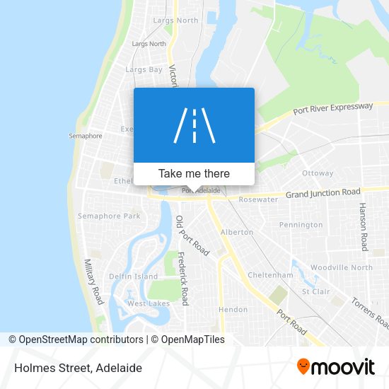 Holmes Street map
