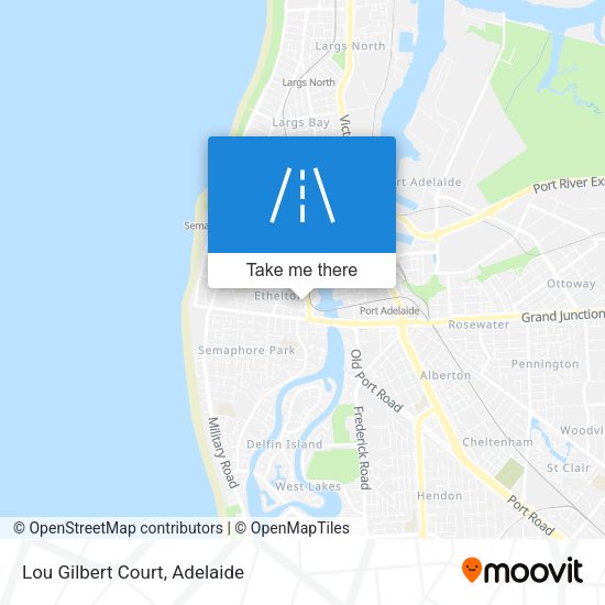 Lou Gilbert Court map