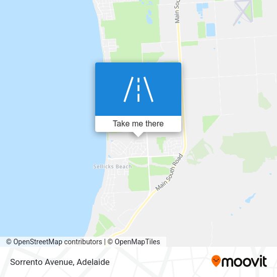 Sorrento Avenue map