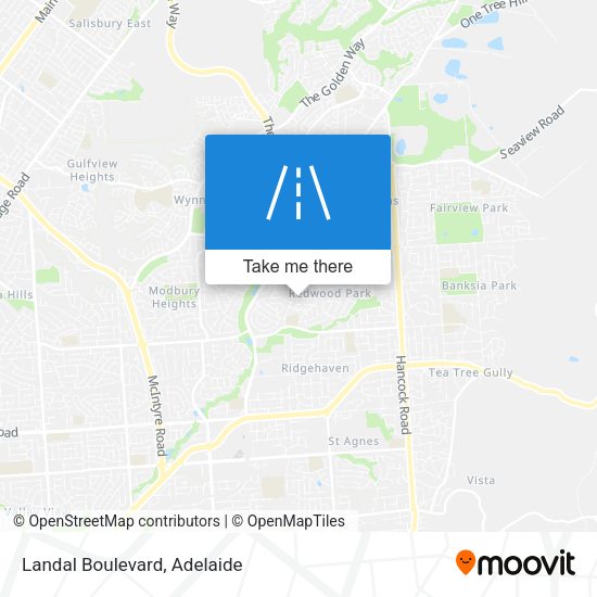 Landal Boulevard map