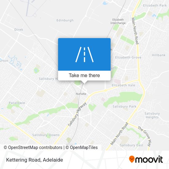 Kettering Road map