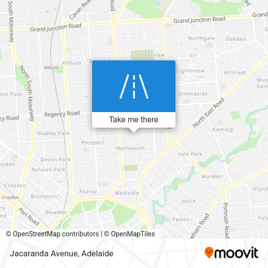 Jacaranda Avenue map