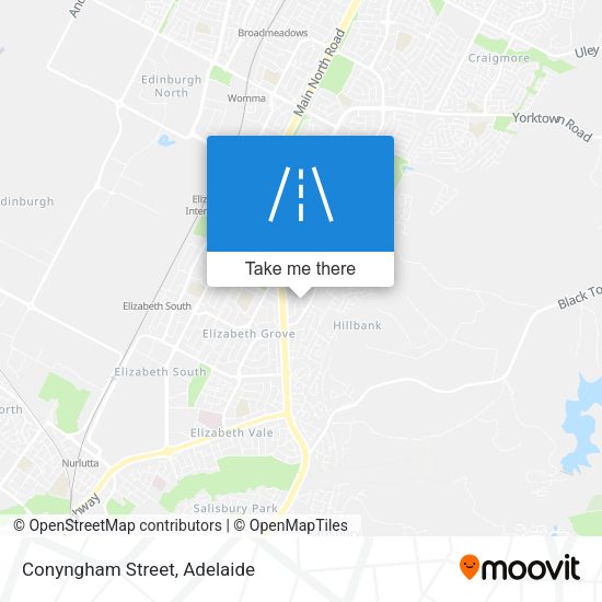 Conyngham Street map