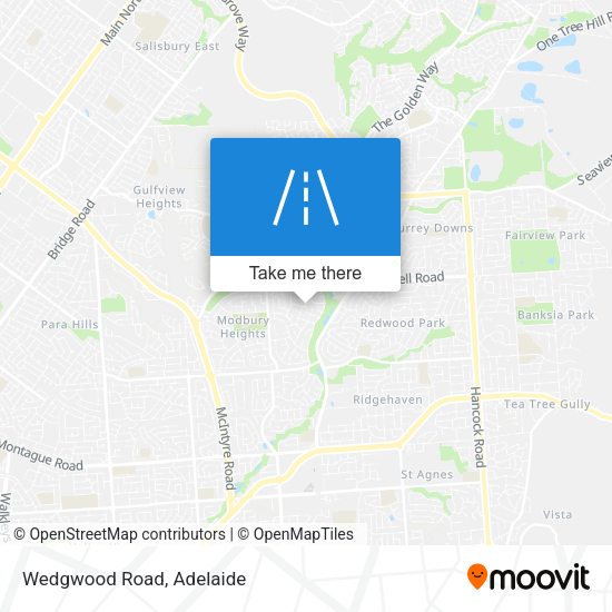 Wedgwood Road map