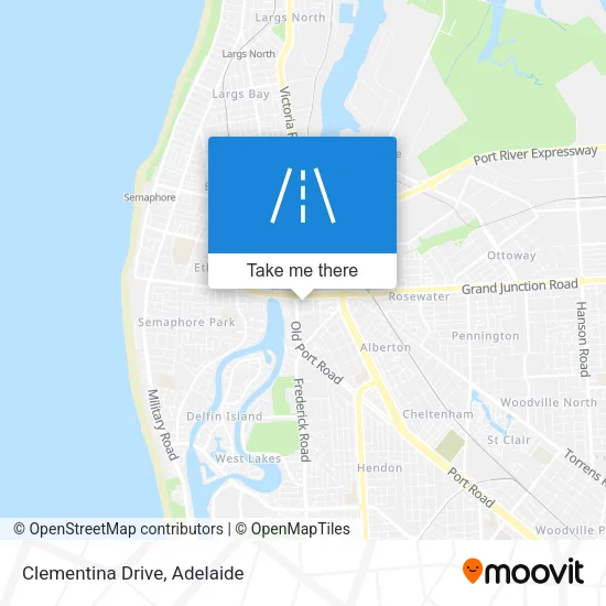 Clementina Drive map