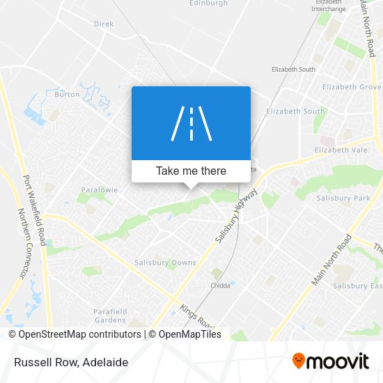 Russell Row map