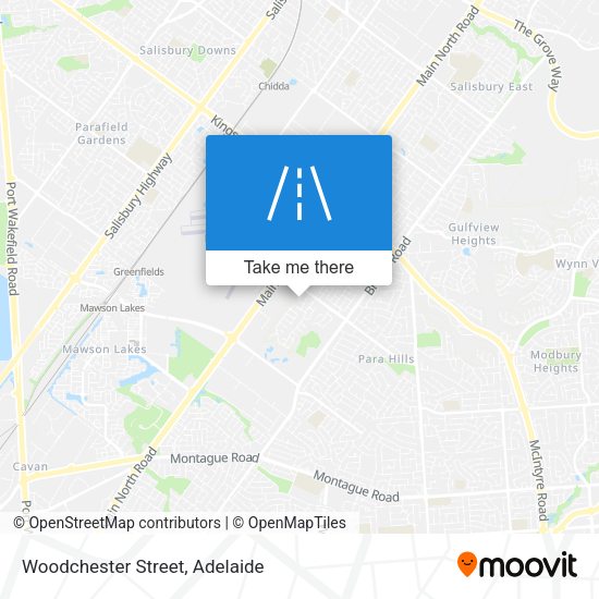 Woodchester Street map