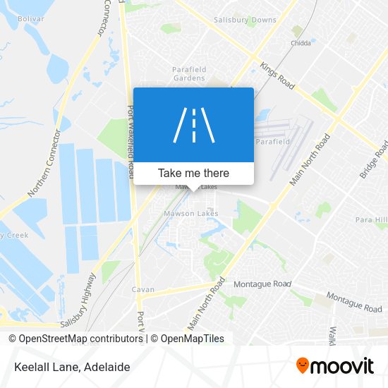 Keelall Lane map