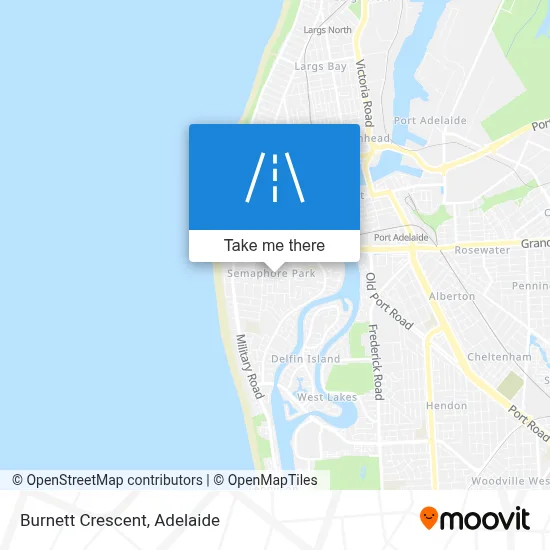 Burnett Crescent map