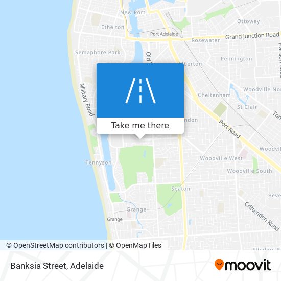 Banksia Street map