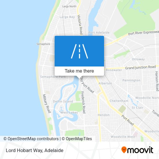 Lord Hobart Way map