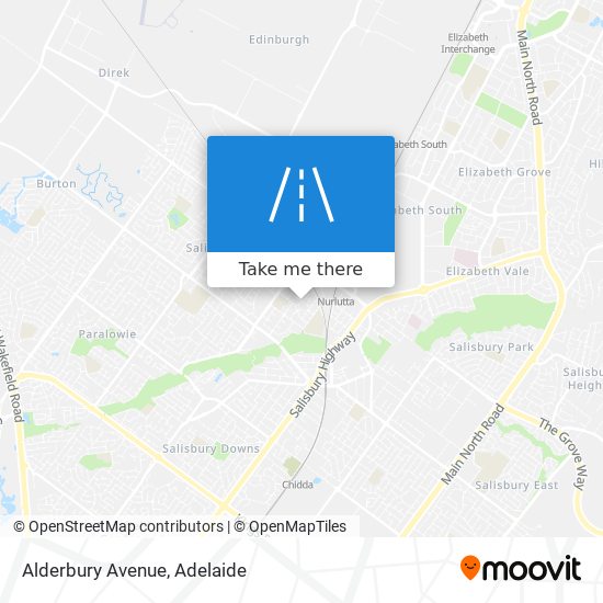 Alderbury Avenue map